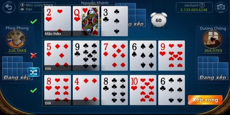 Chiến thuật thú phé thủ trong game Mậu binh