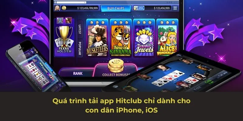 Quá trình tải app Hitclub chỉ dành cho con dân iPhone, iOS